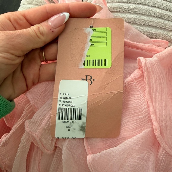 BHLDN Anthropologie Jia Bias-Cut Ruffled V-Neck Gown - Picture 10 of 10